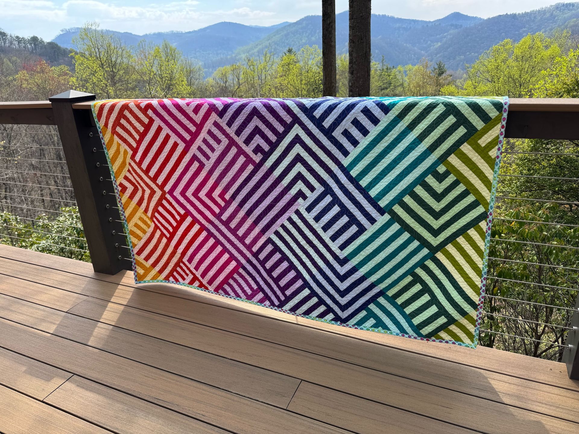 Completed Meander Quilt